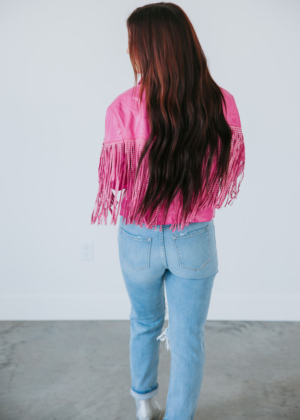 Western Feel Fringe Jacket