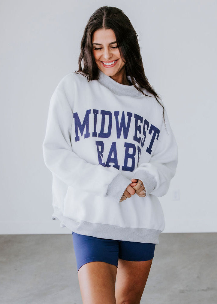 Midwest Reversible Mock Neck Sweatshirt