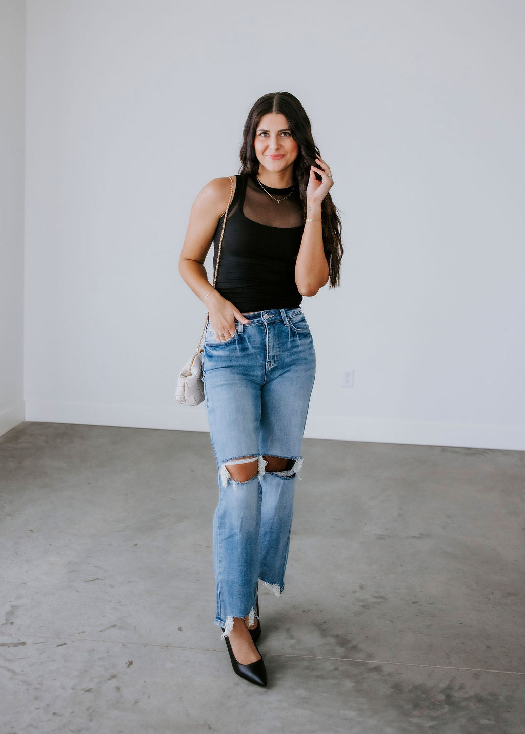 Mallory Mesh Tank Top