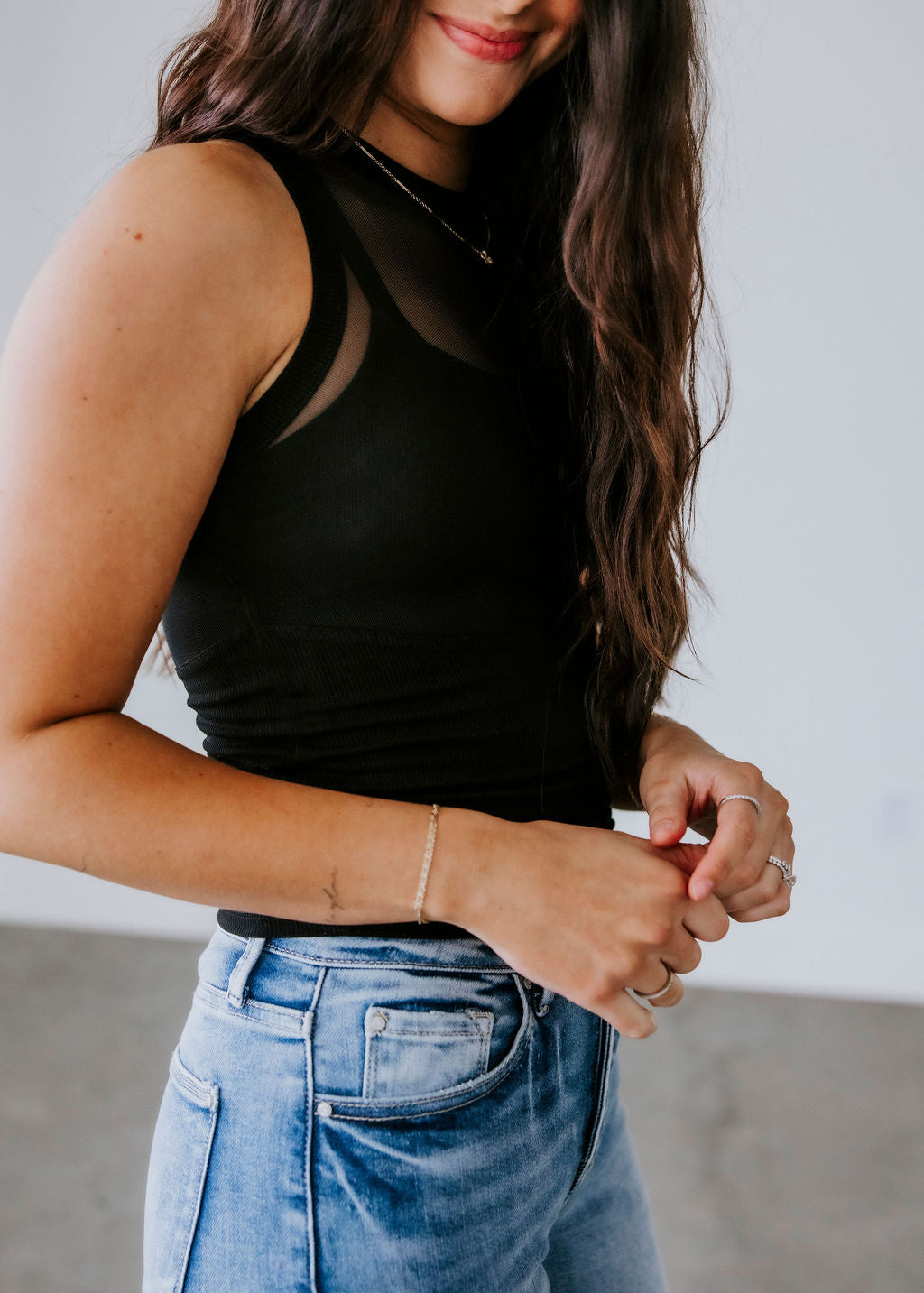 Mallory Mesh Tank Top