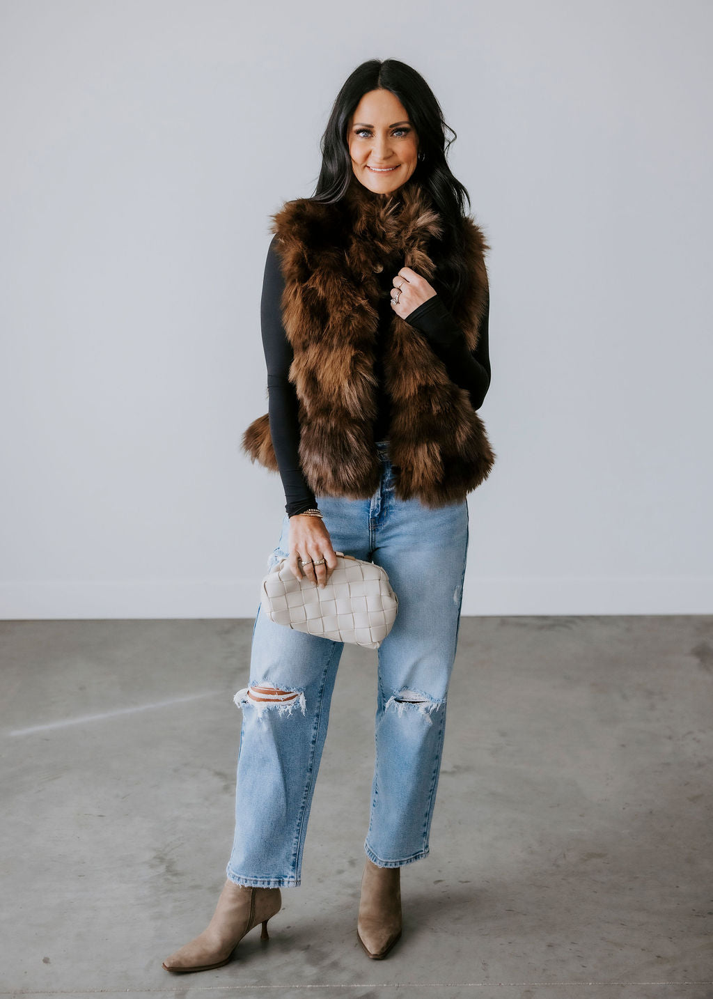 Jazmin Faux Fur Vest – Lauriebelles