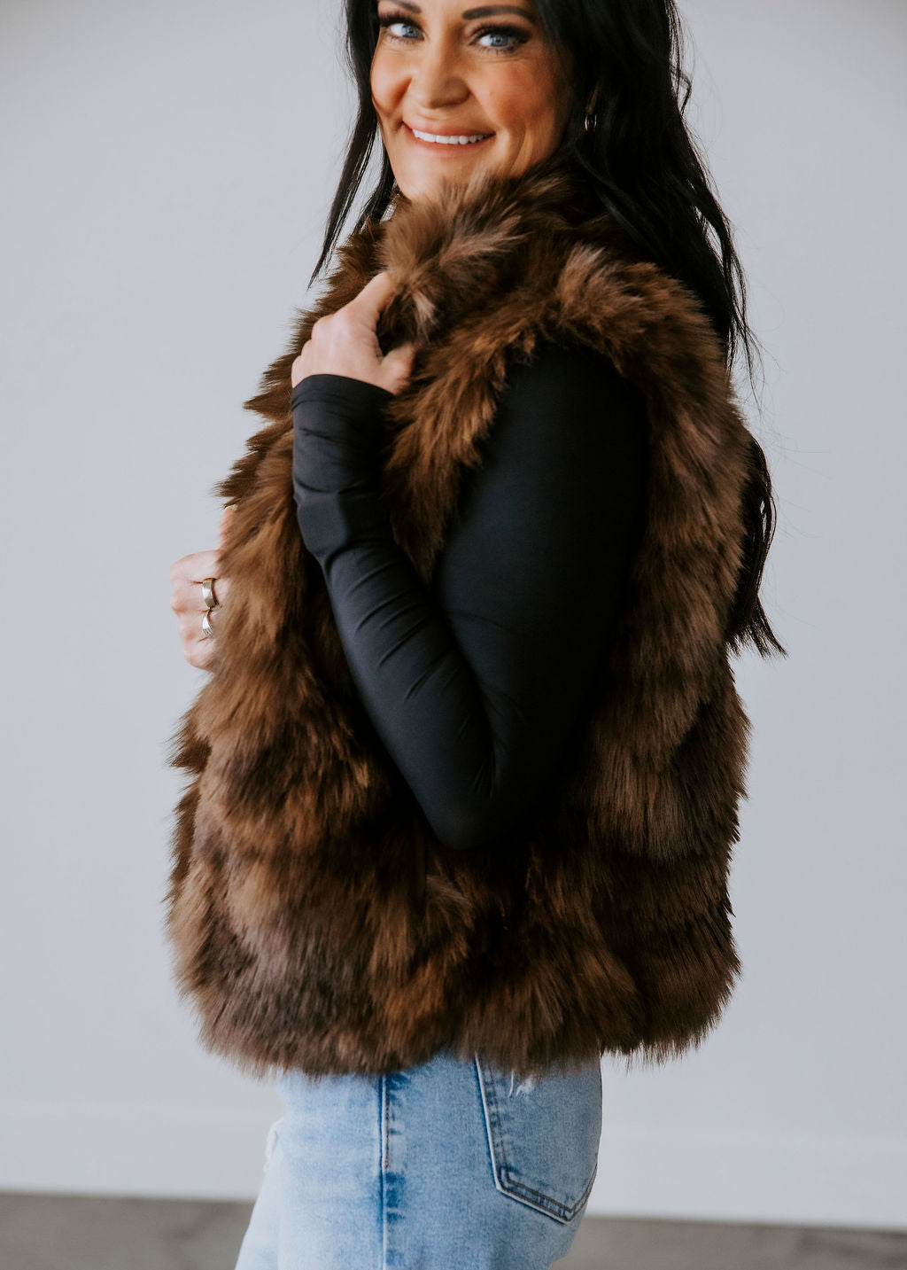 Jazmin Faux Fur Vest