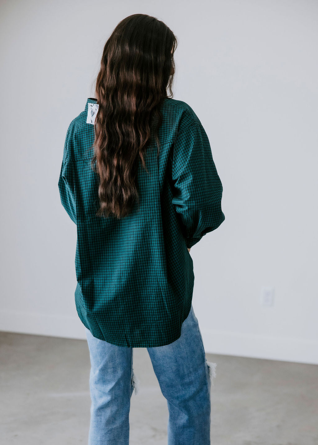 Tori Checkered Button Down Top