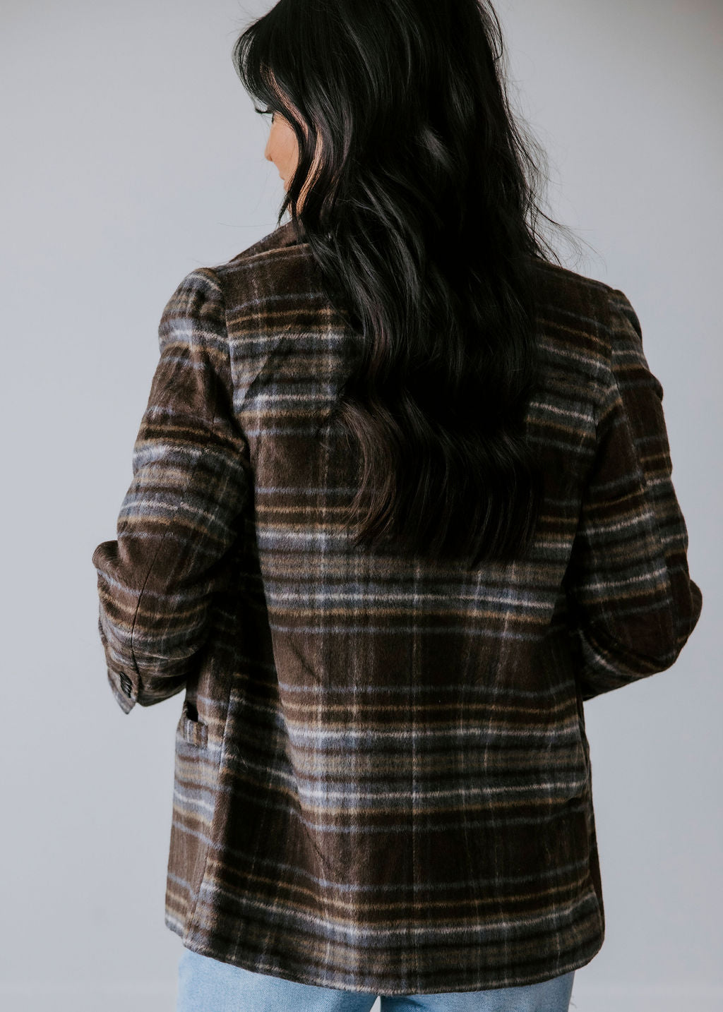 Russell Plaid Blazer