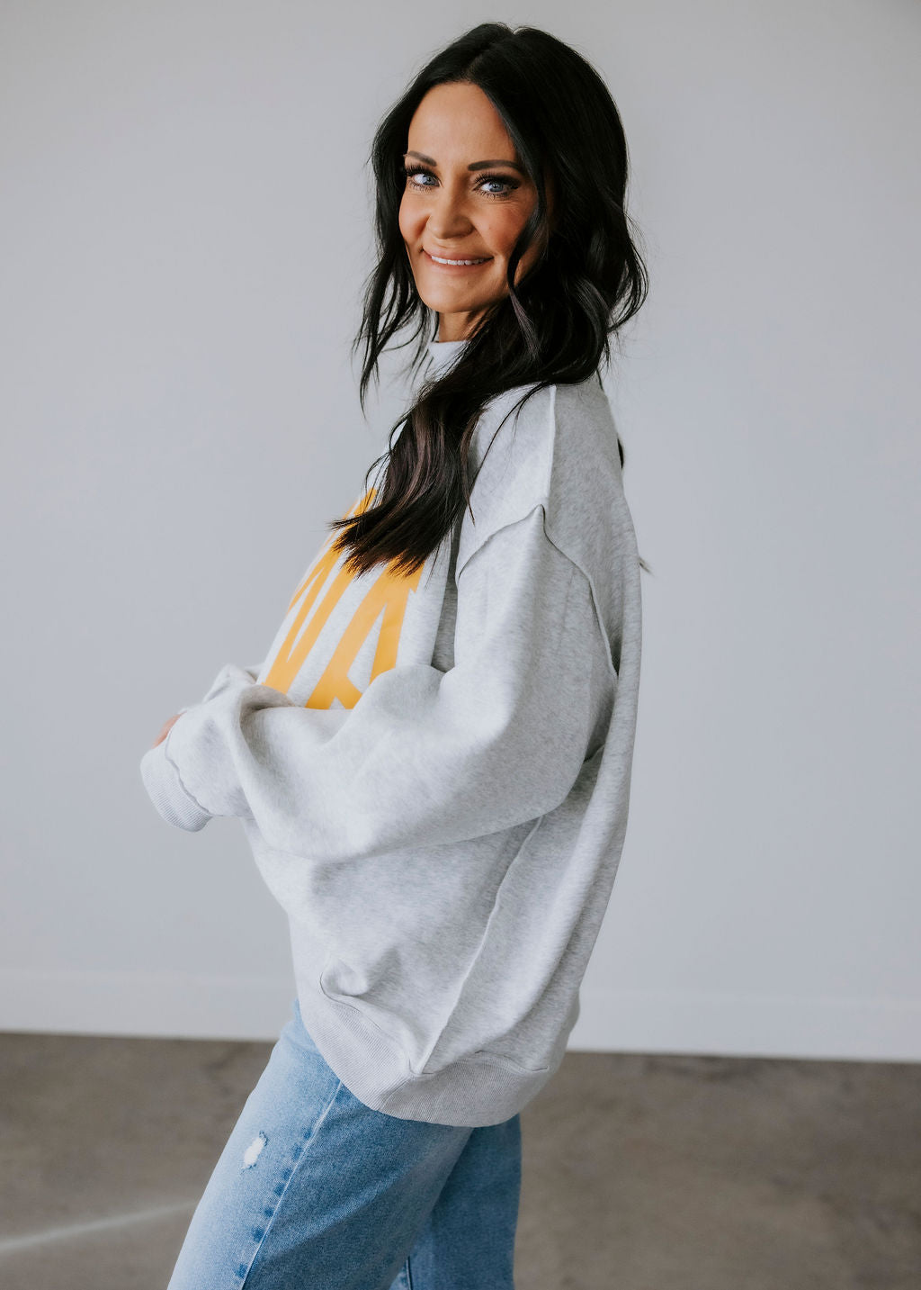 Iowa Reversible Mock Neck Sweatshirt