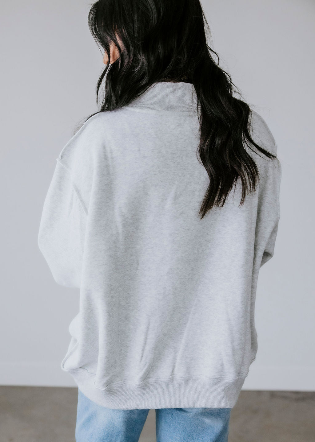 Iowa Reversible Mock Neck Sweatshirt