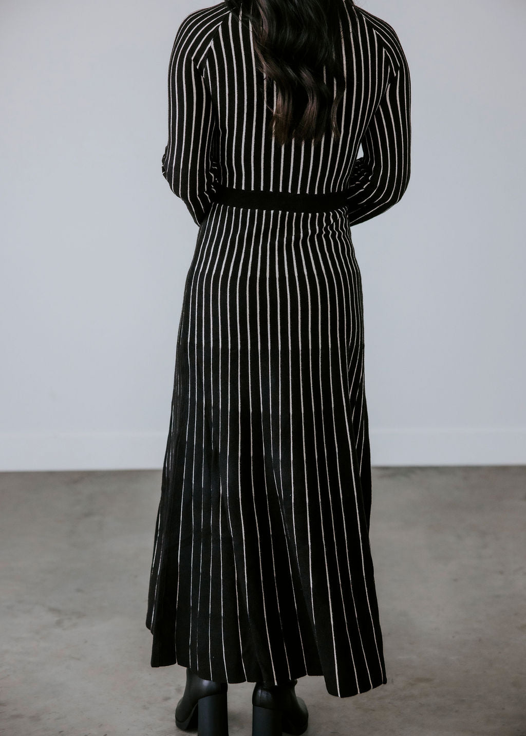 Livian Striped Maxi Sweater Dress