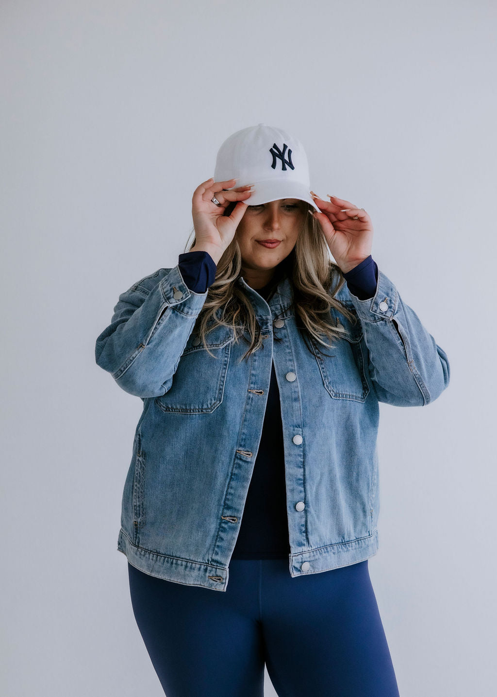 Curvy Alek Risen Denim Jacket