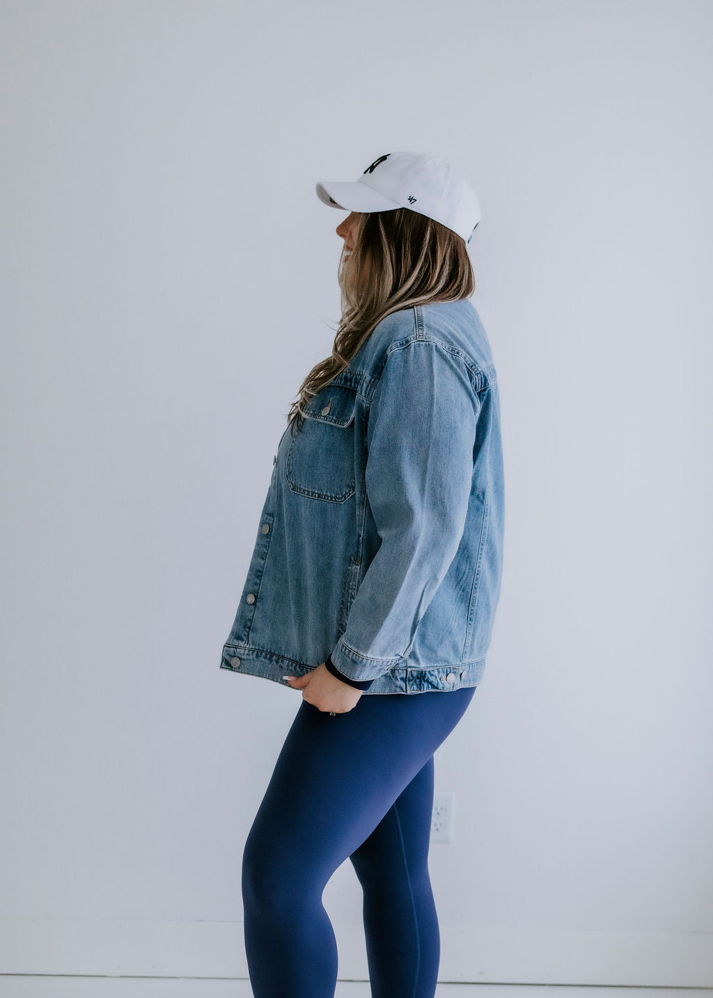 Curvy Alek Risen Denim Jacket