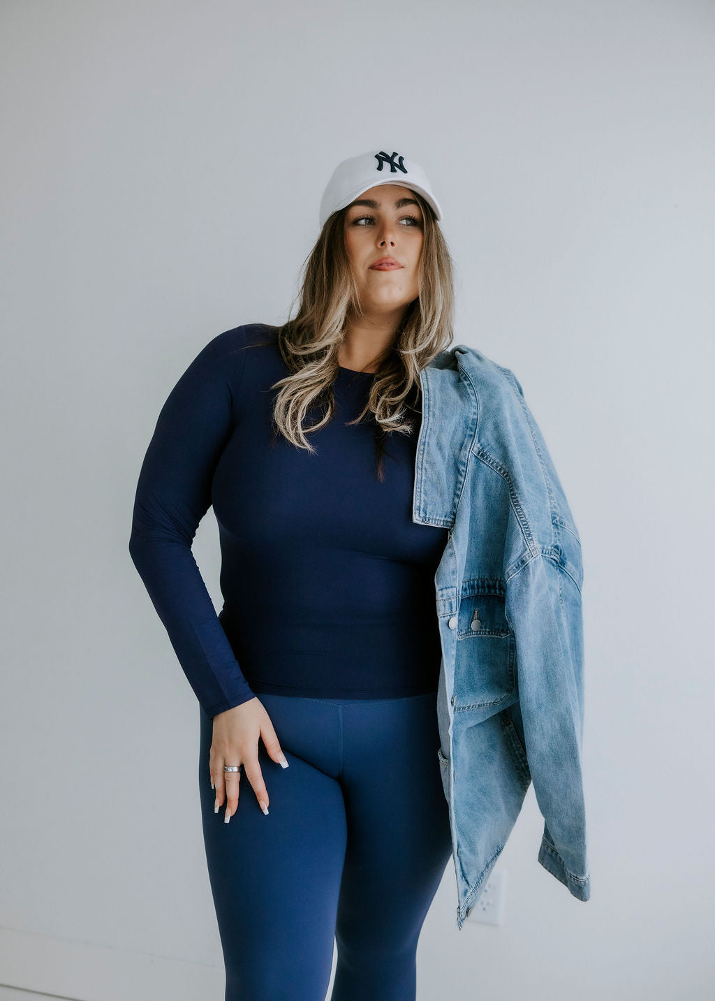 Curvy Alek Risen Denim Jacket