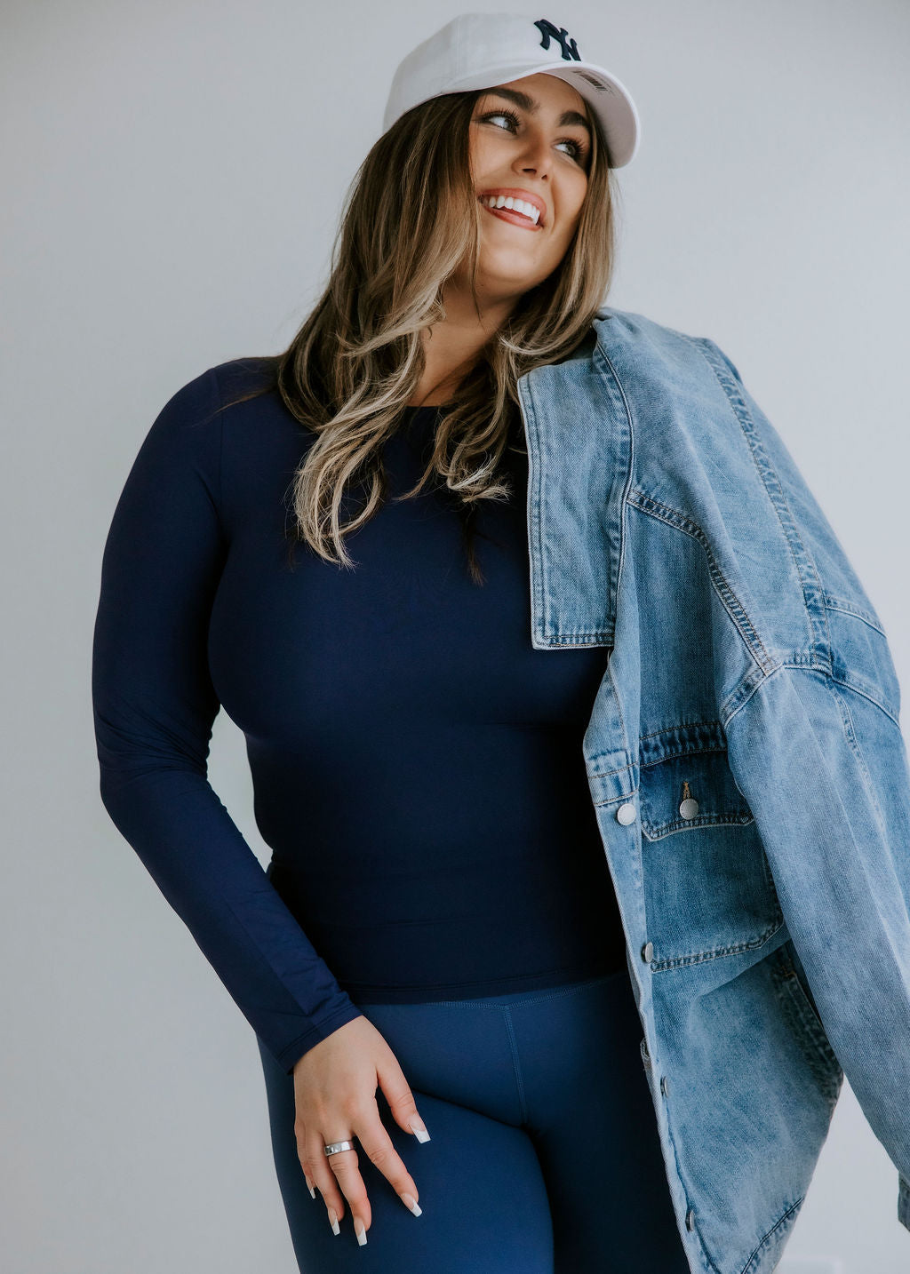 Curvy Alek Risen Denim Jacket