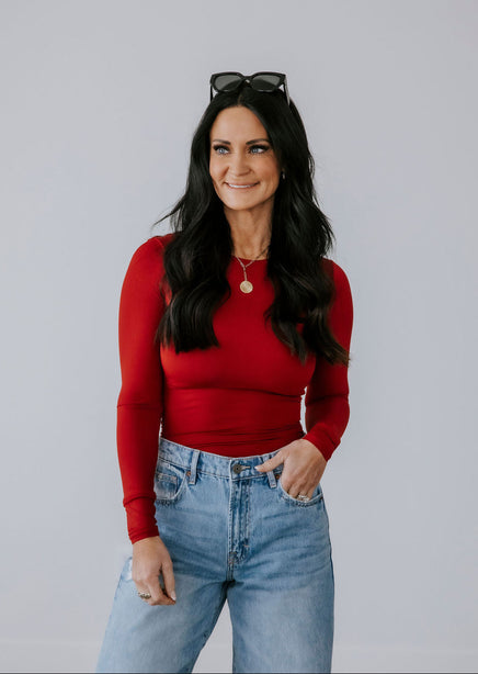 Kara Seamless Crew by Lily & Lottie product view