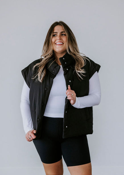 Curvy Berklen Puffer Vest product view