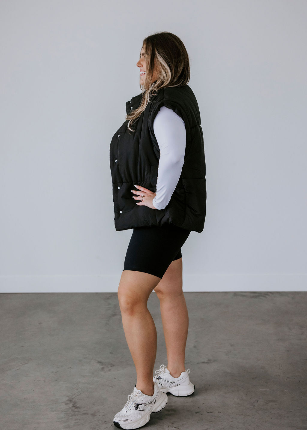 Curvy Berklen Puffer Vest