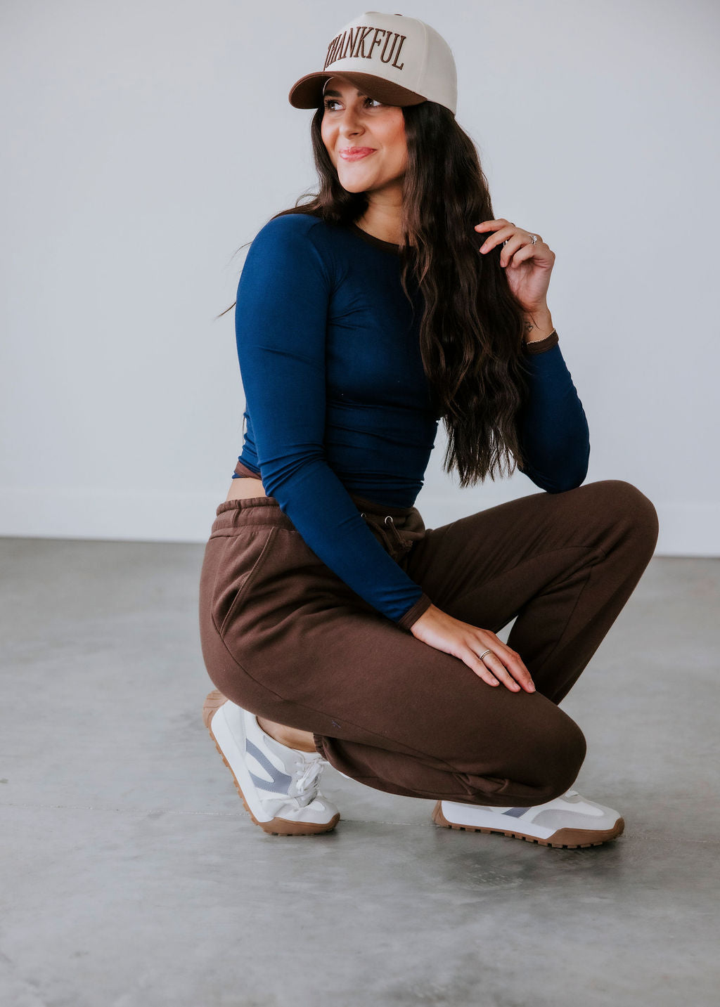 Kendall Contrast Long Sleeve Top