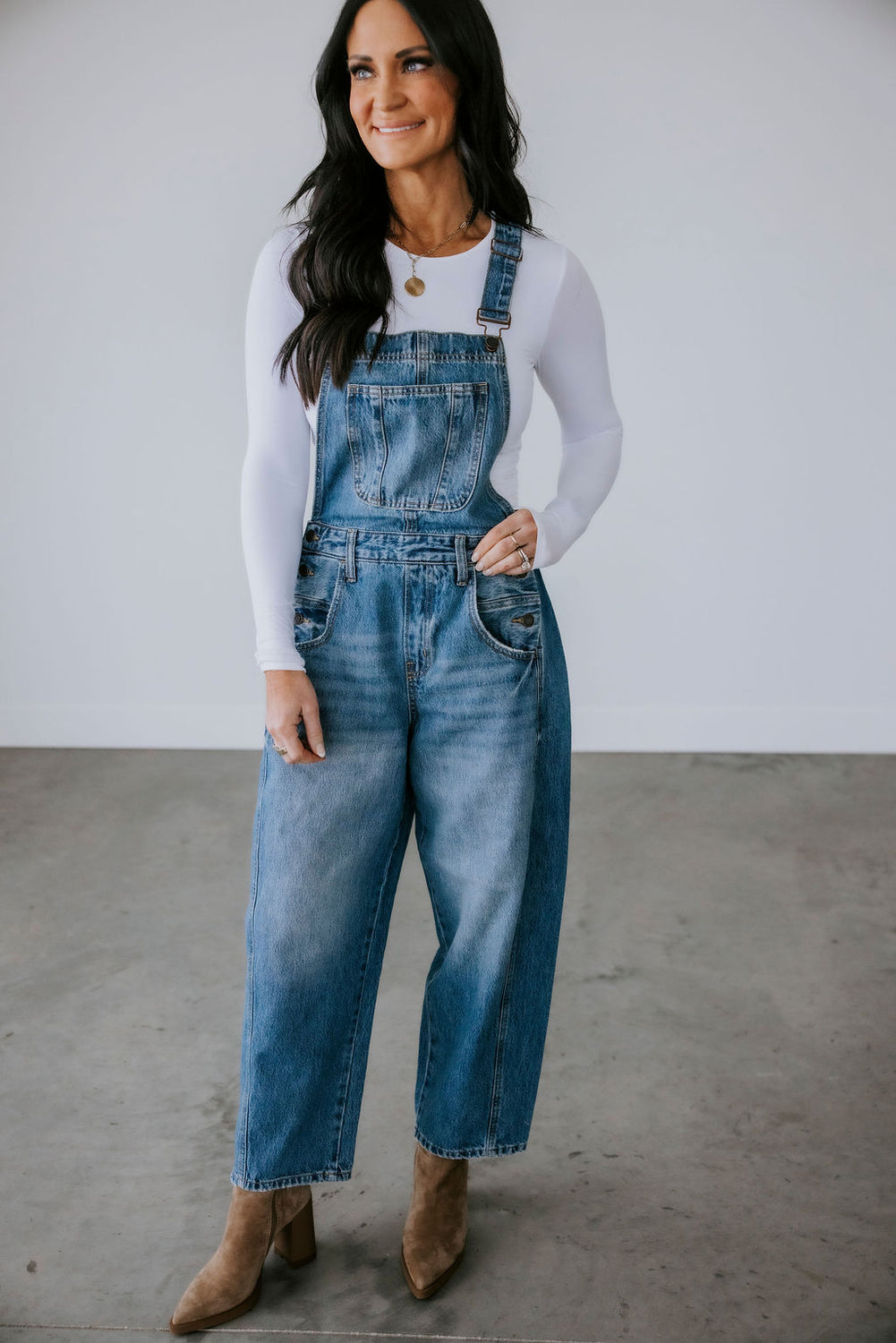 Raye Cello Barrel Overalls
