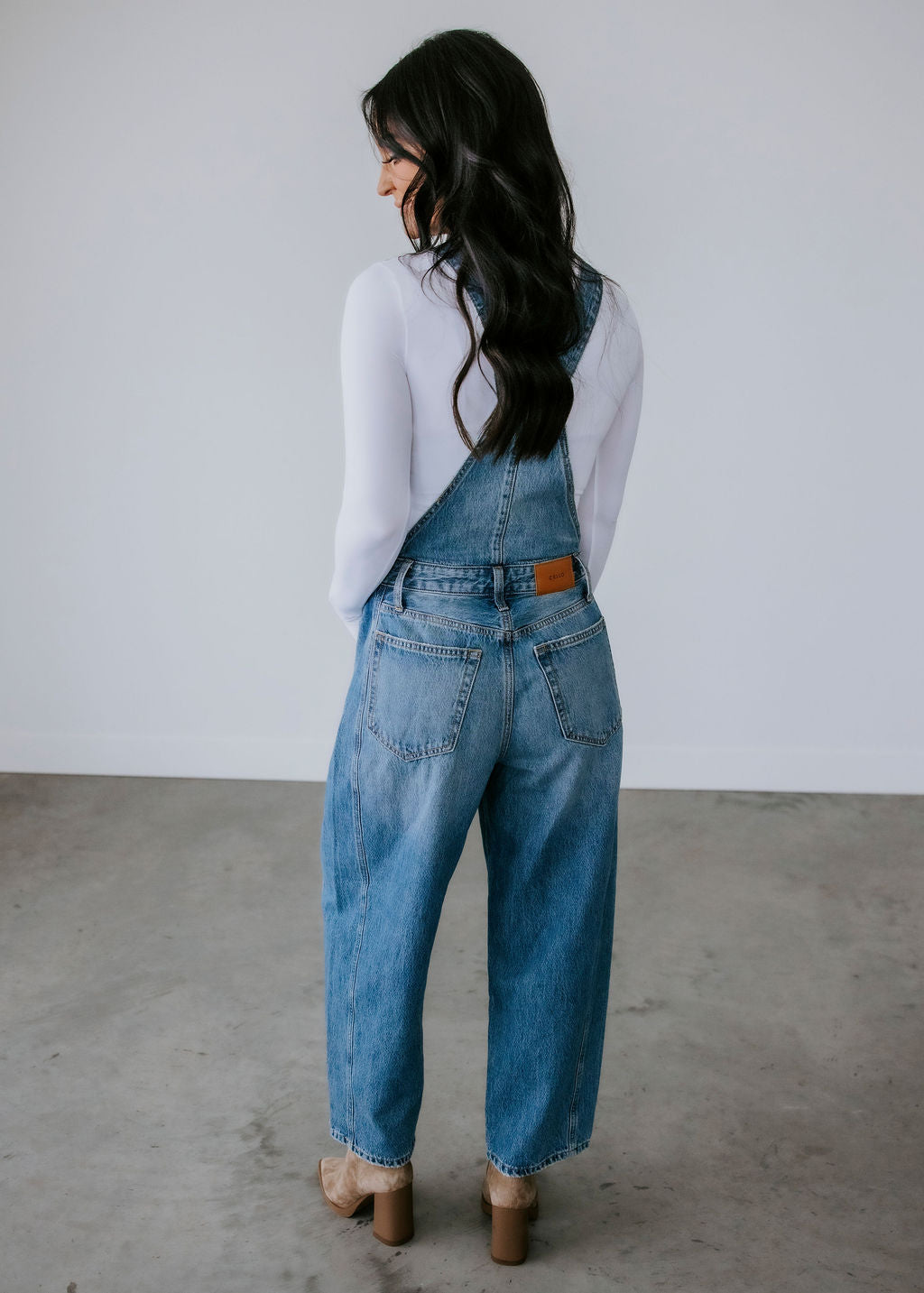 Raye Cello Barrel Overalls