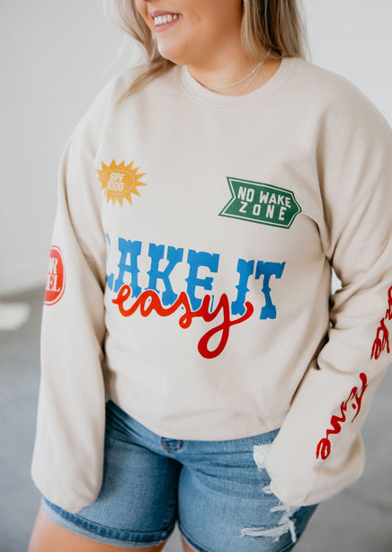 Lake It Easy Graphic Sweatshirt