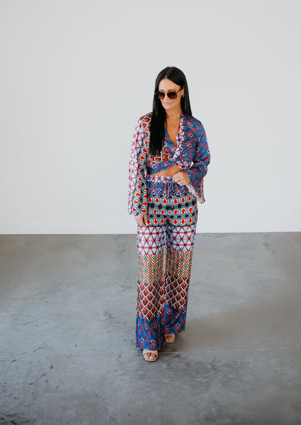 Meadow Printed Pant Set