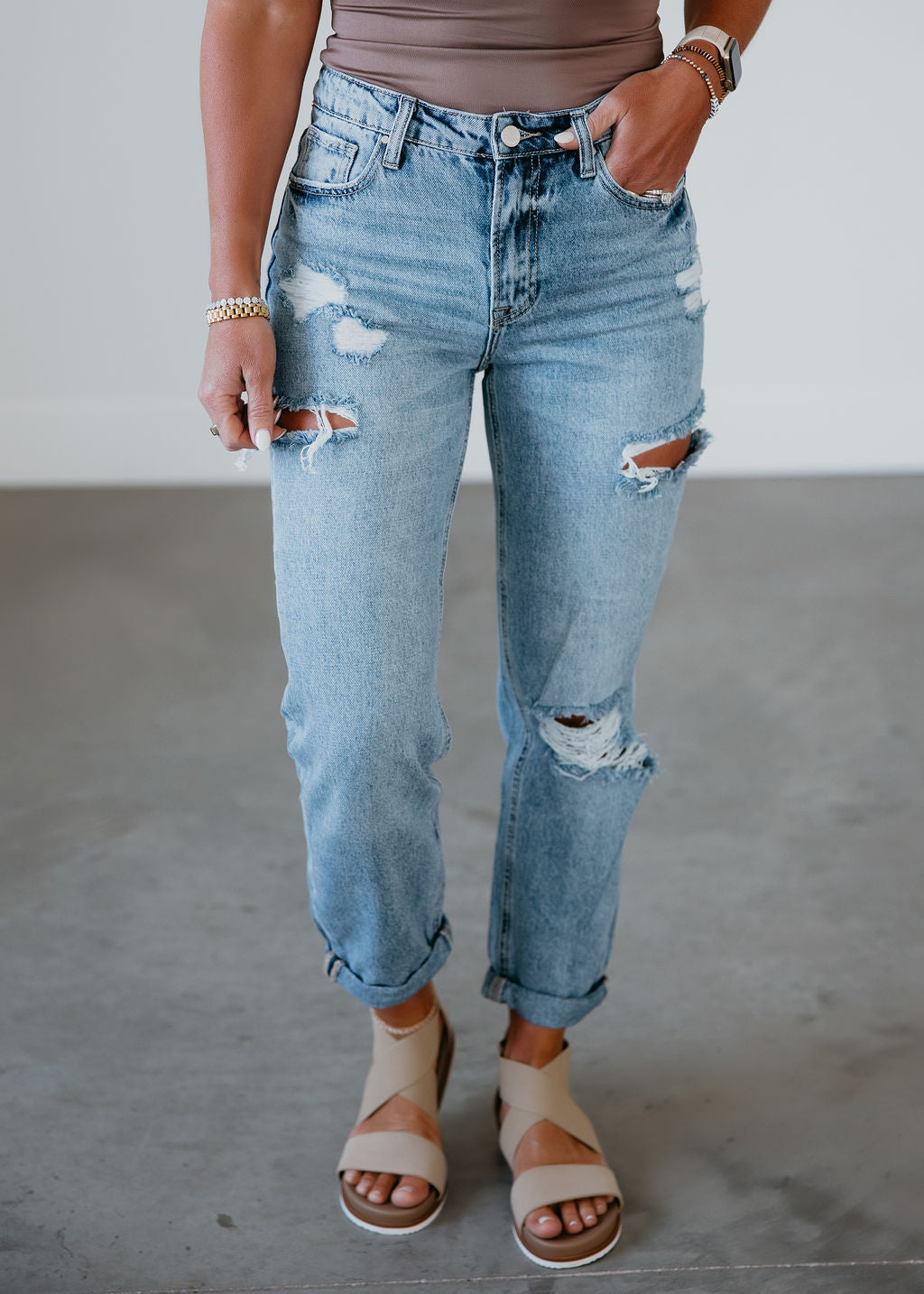 Mallie Barrel Jeans