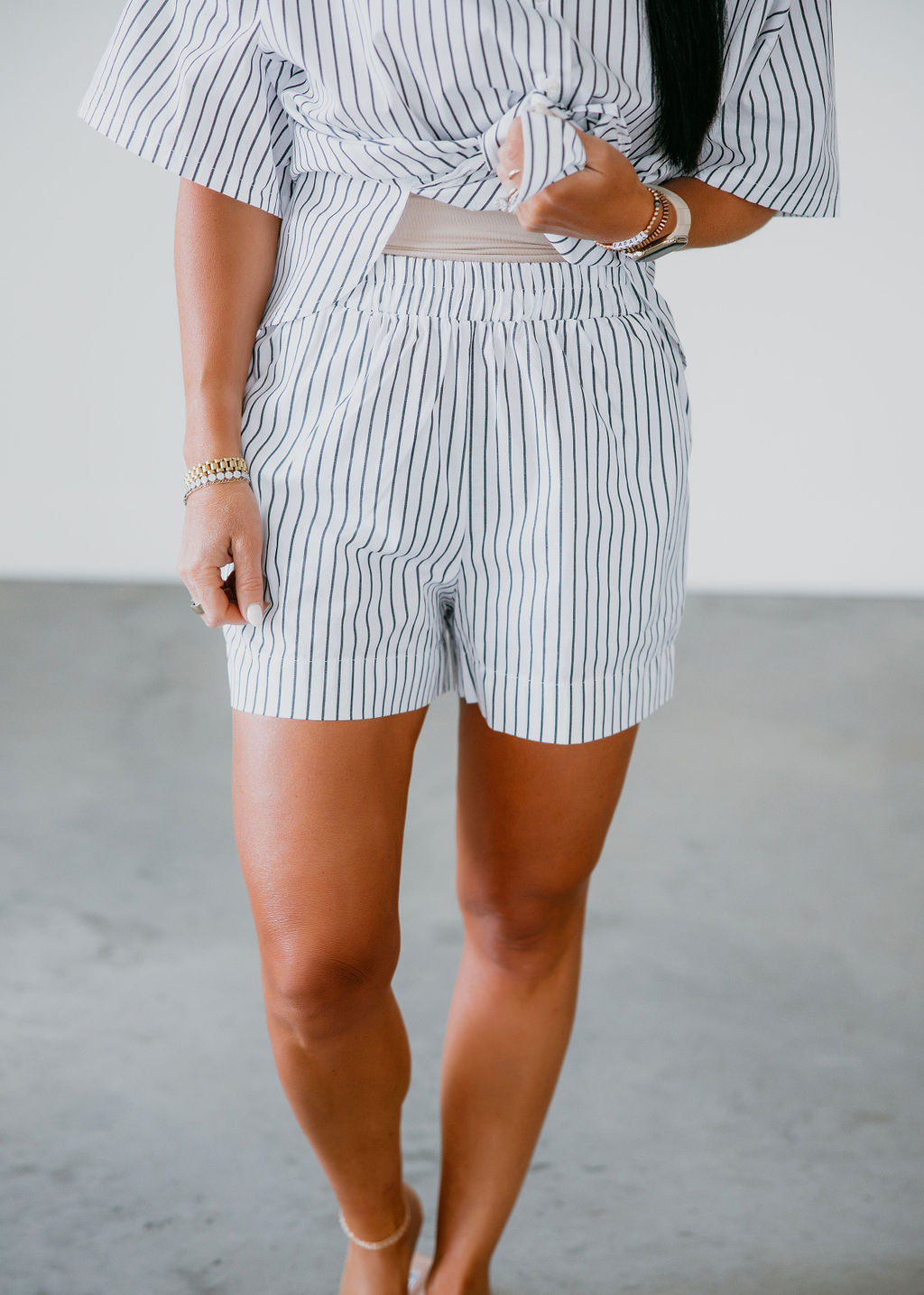 image of Ronie Striped Shorts