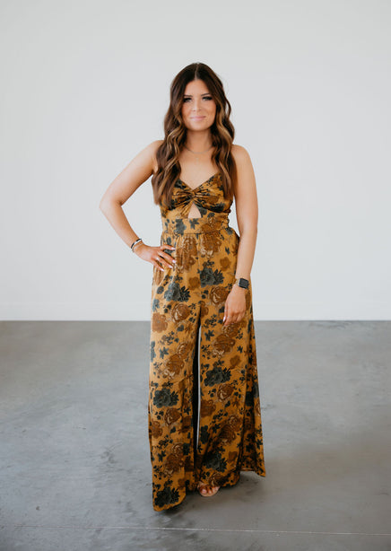 Avery Floral Jumpsuit