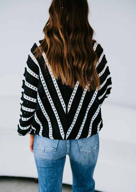 Chace Chevron Knit Sweater