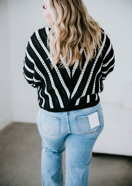 Chace Chevron Knit Sweater