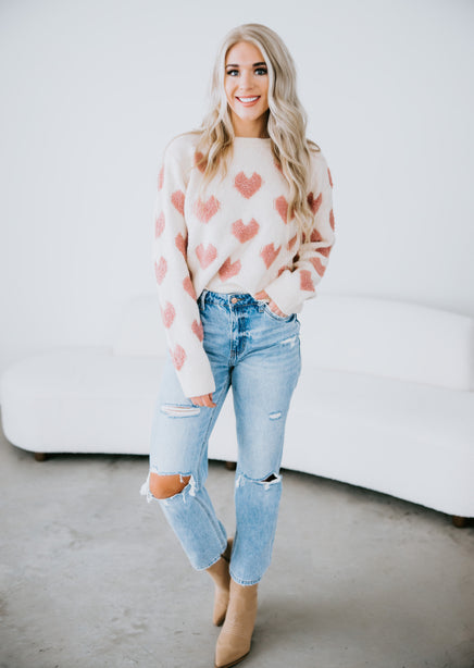 Heart to Heart Sweater