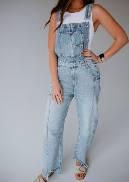 Daniella Saige Barrel Overalls product view