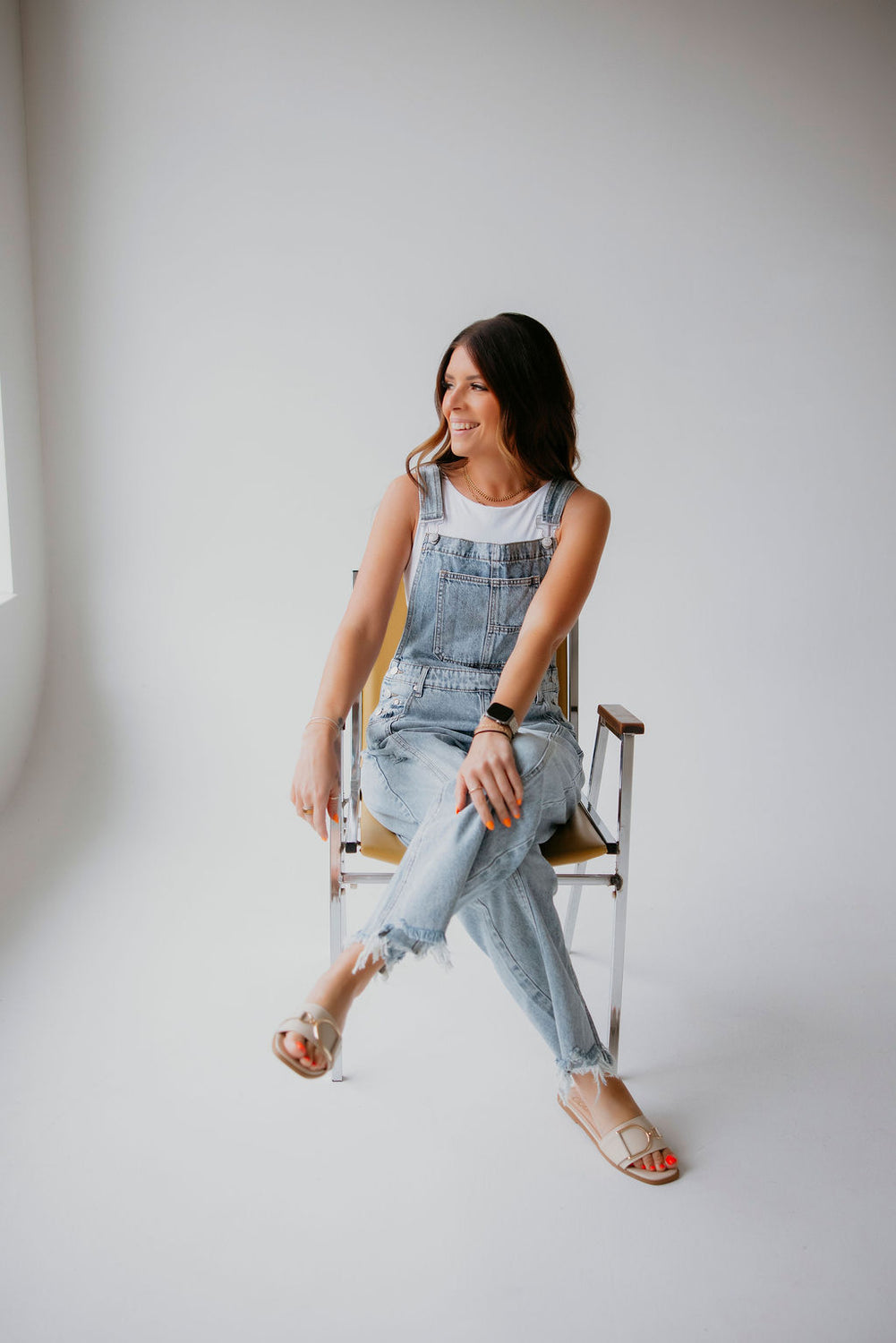 Daniella Saige Barrel Overalls