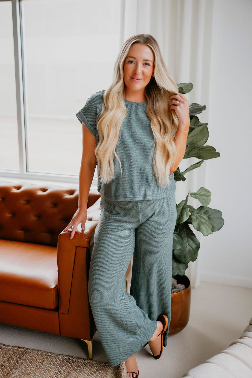 Korena Knit Pant Set
