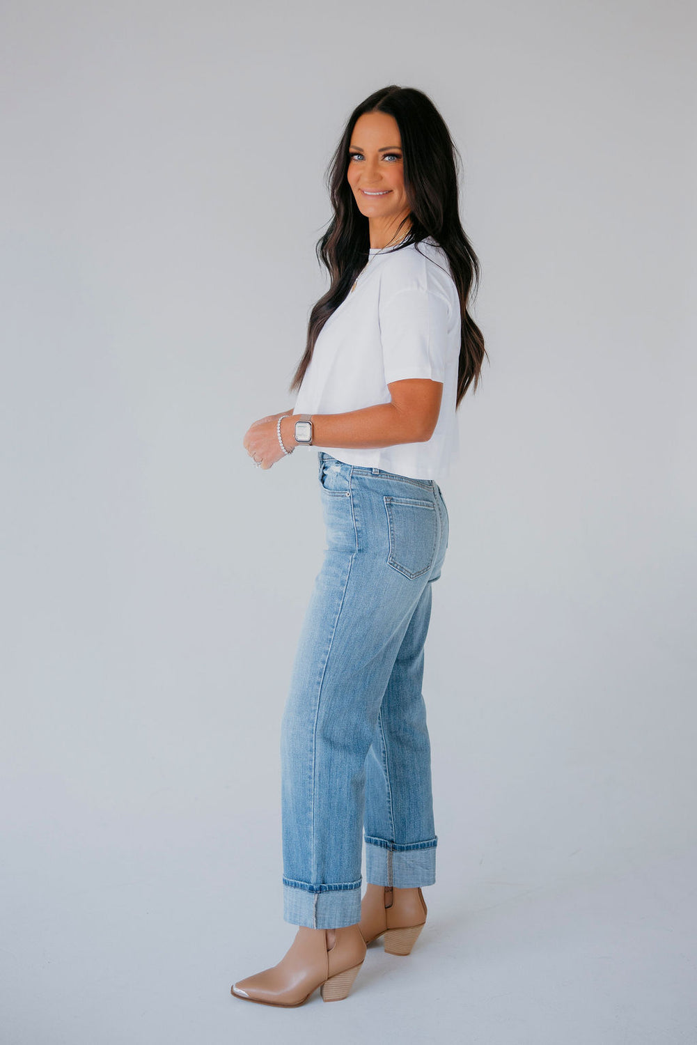 Chloe Crop Tee by Lily & Lottie