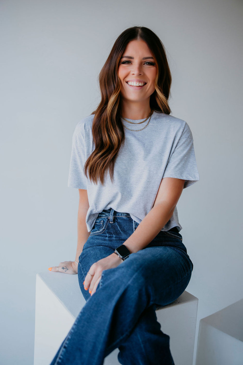 Chloe Crop Tee by Lily & Lottie