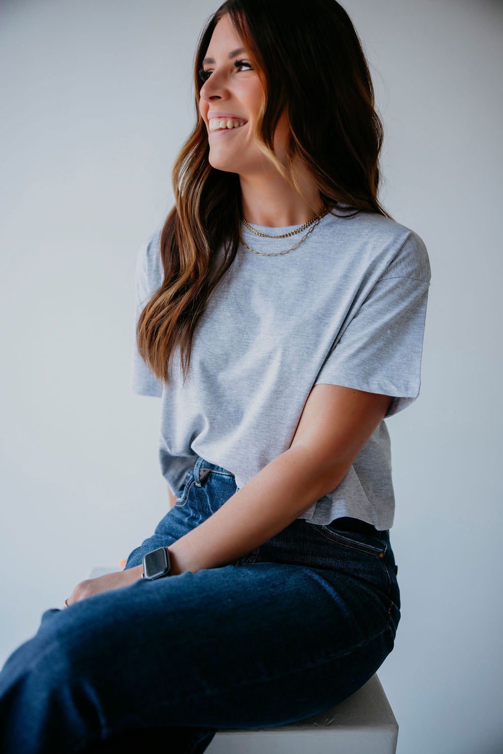 Chloe Crop Tee by Lily & Lottie