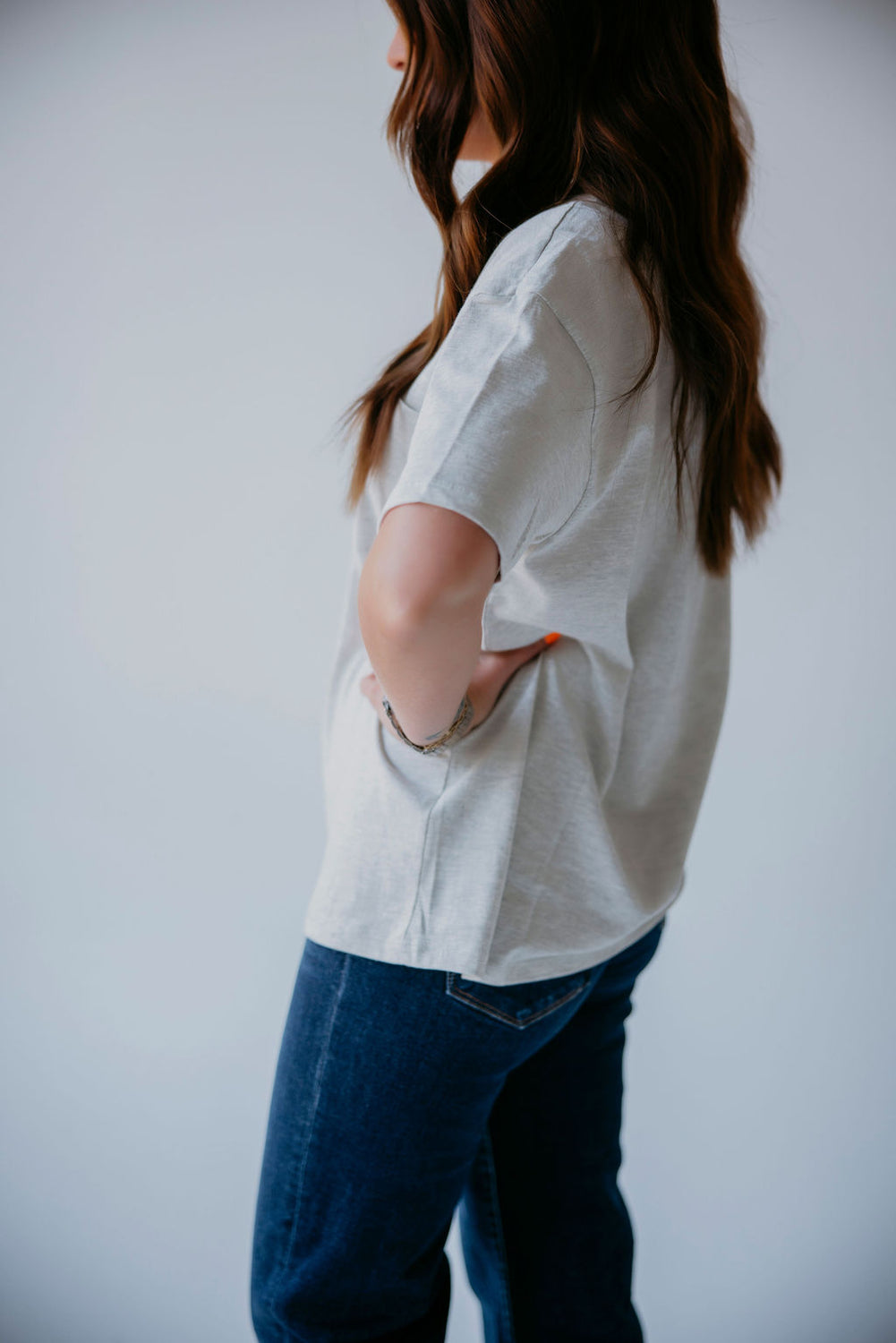 Lauren Pocket Tee by Lily & Lottie