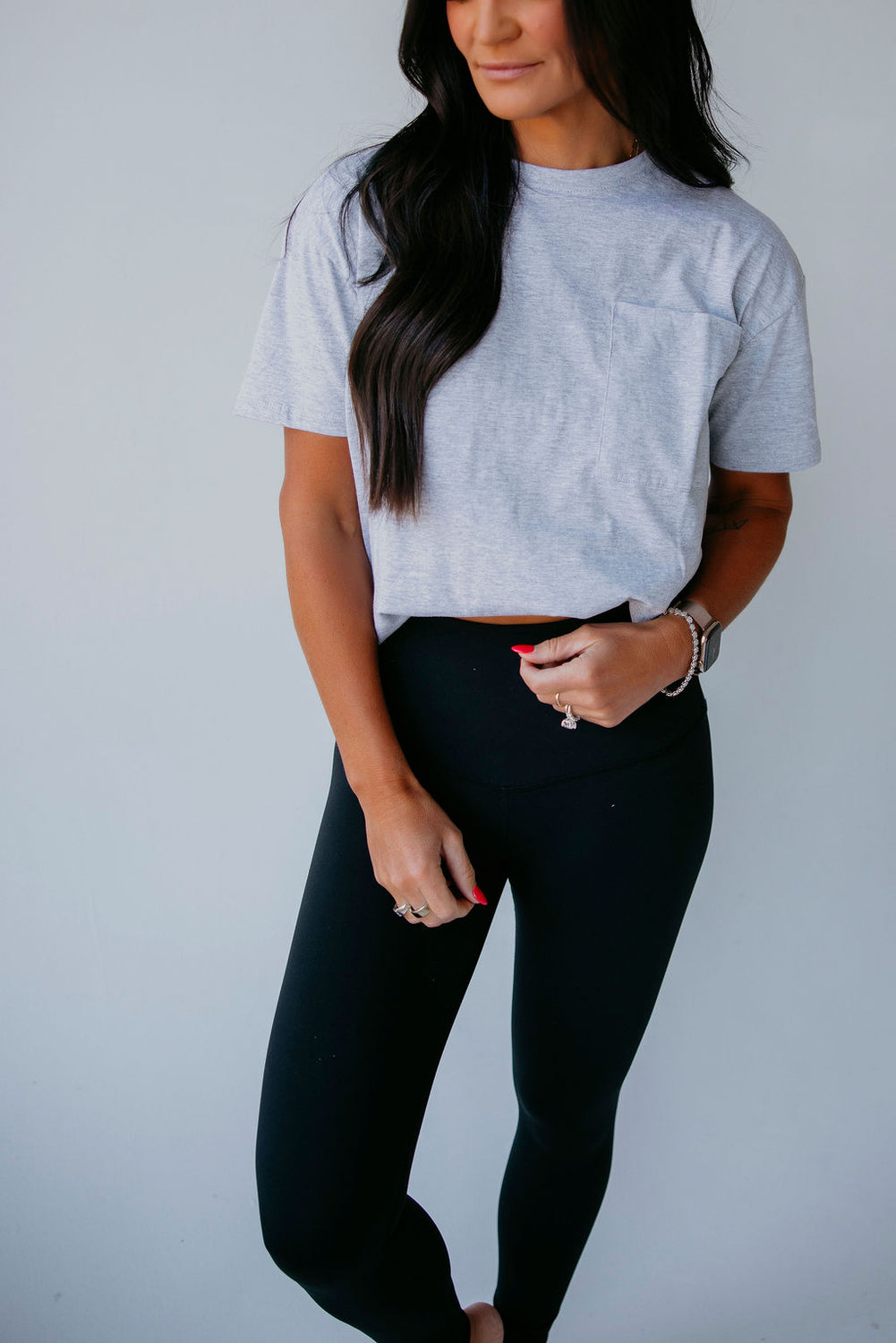 Lauren Pocket Tee by Lily & Lottie