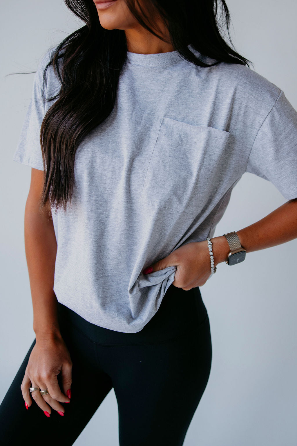 image of Lauren Pocket Tee by Lily & Lottie