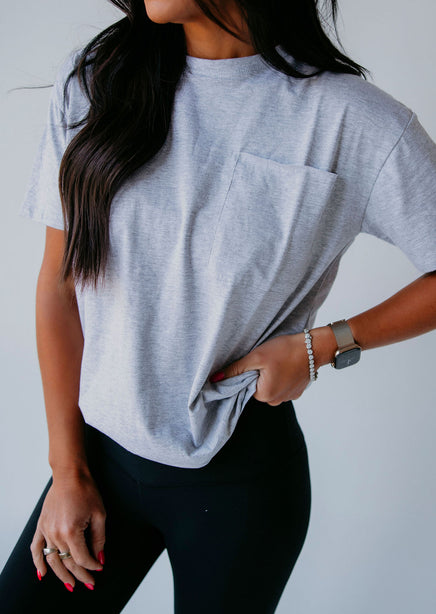 Lauren Pocket Tee by Lily & Lottie product view