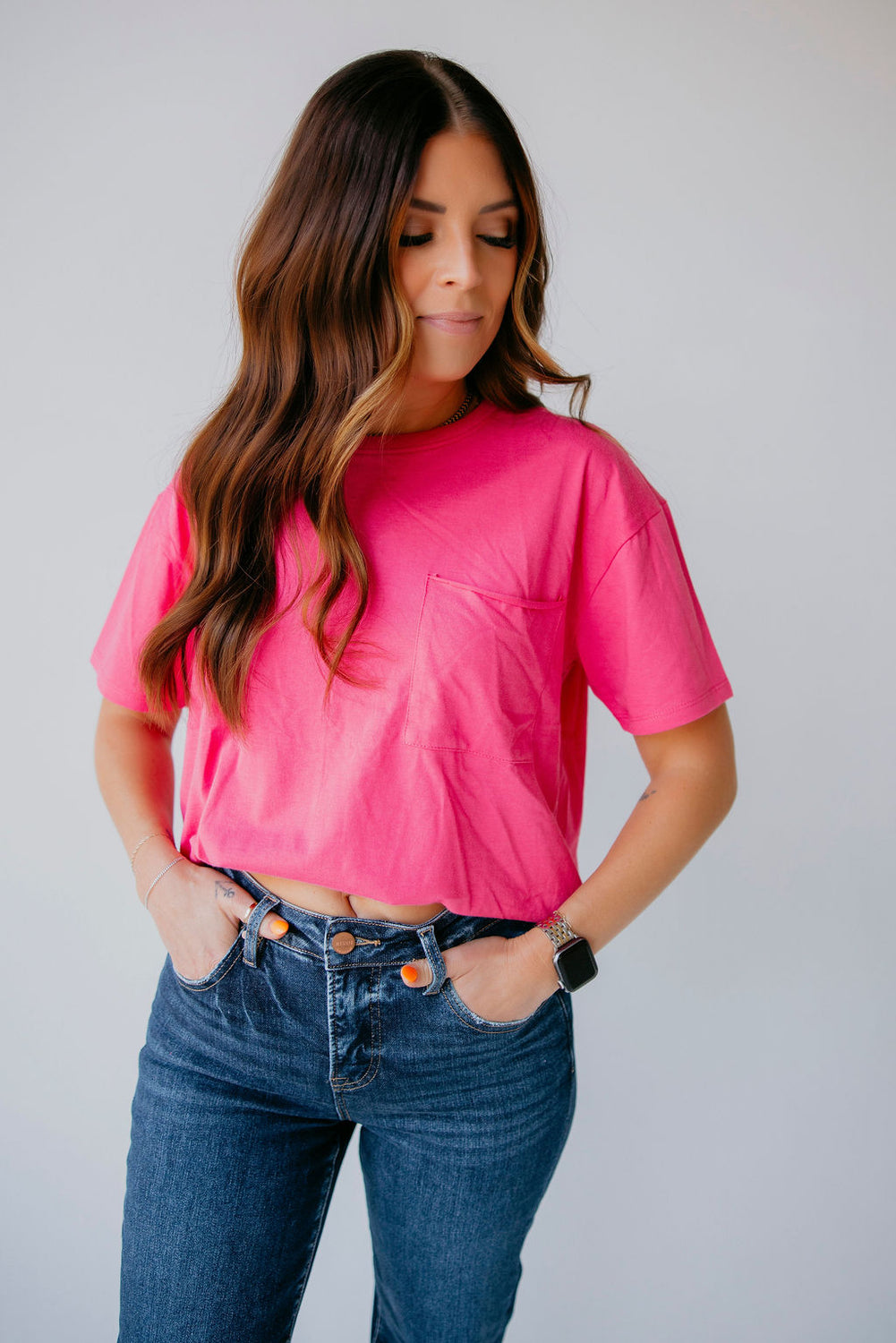 Lauren Pocket Tee by Lily & Lottie
