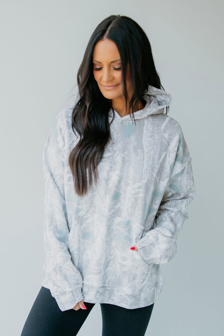 Faded Camo Hoodie by Lily & Lottie