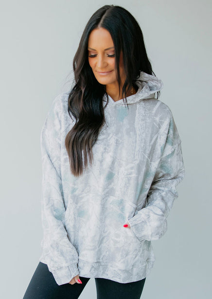 Faded Camo Hoodie by Lily & Lottie product view