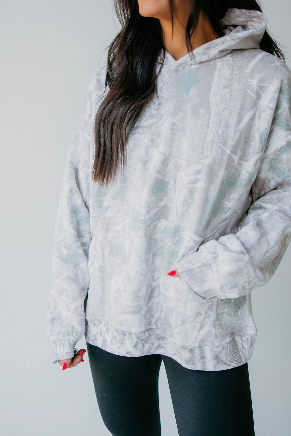 Faded Camo Hoodie by Lily & Lottie