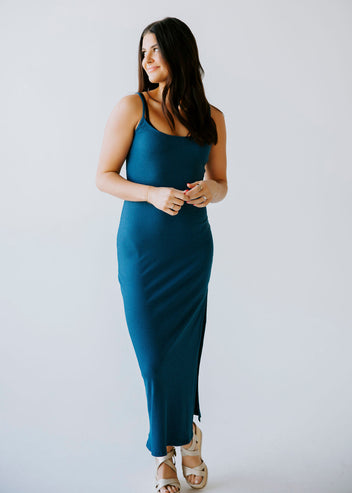 Kathryn Ribbed Midi Dress