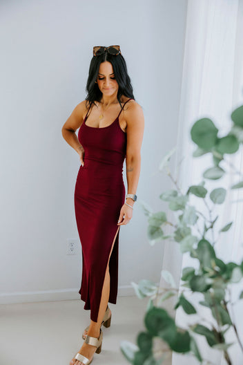 Kathryn Ribbed Midi Dress