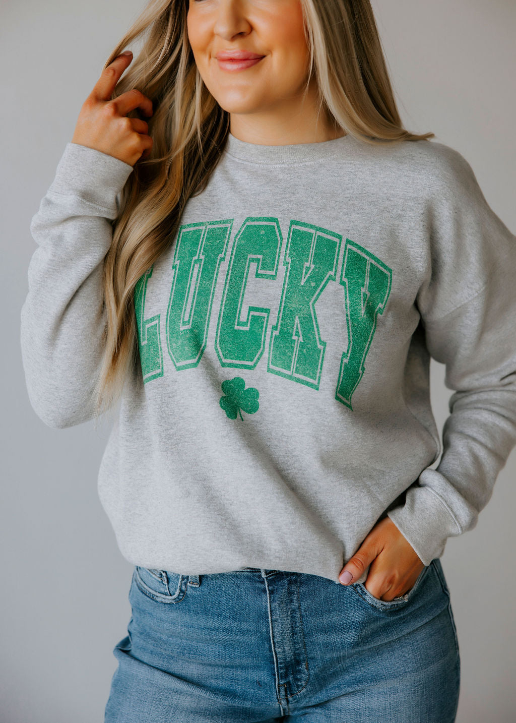 Lucky Varsity Graphic Crew