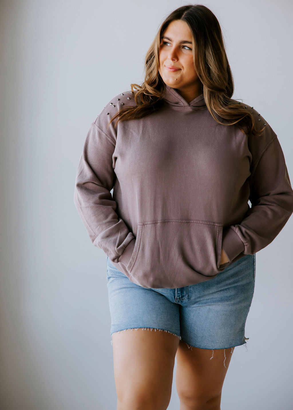 East Studded Hoodie by Lily & Lottie