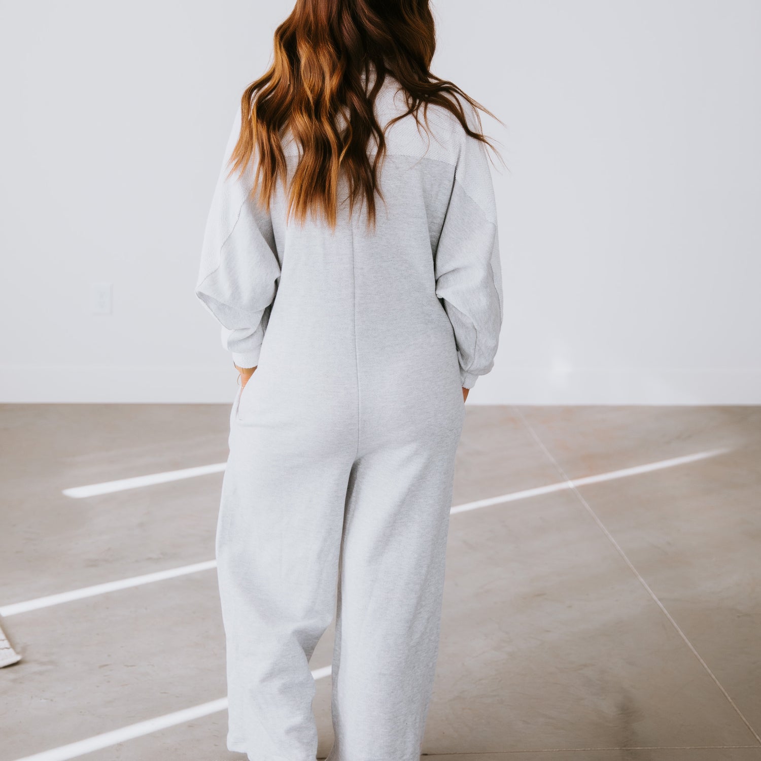 Lea Oversized French Terry Jumpsuit