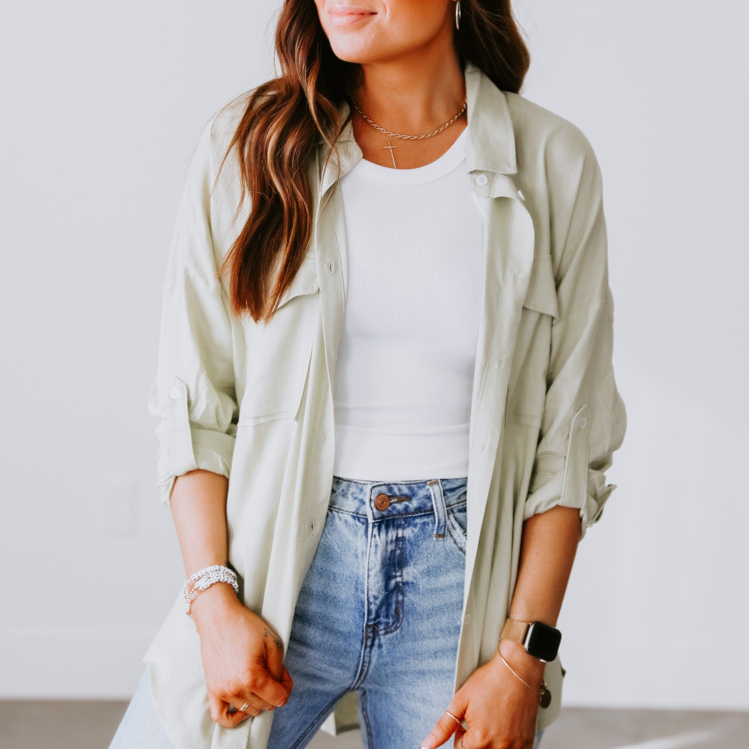 Aerin Button Down Top