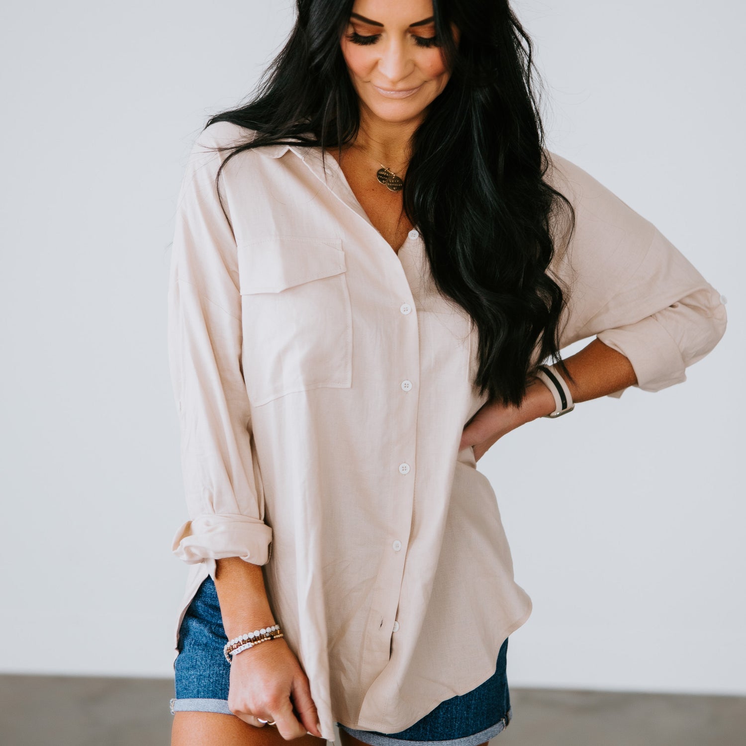 Aerin Button Down Top